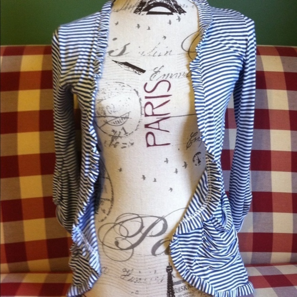 Stripe Light Cardigan XS
